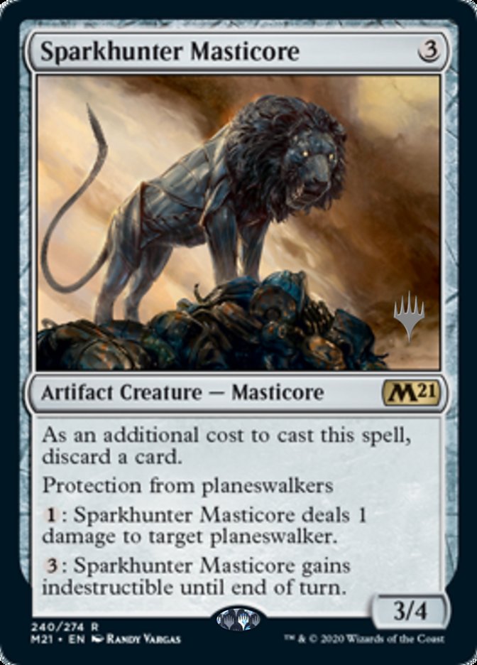 Mastícora Caça-centelhas / Sparkhunter Masticore - Magic: The Gathering - MoxLand