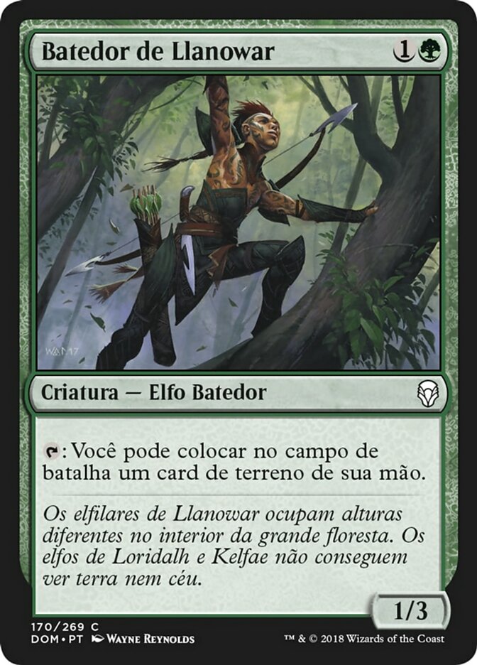 Batedor de Llanowar / Llanowar Scout - Magic: The Gathering - MoxLand