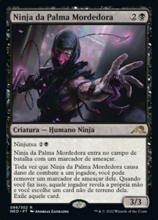 Ninja da Palma Mordedora / Biting-Palm Ninja - Magic: The Gathering - MoxLand