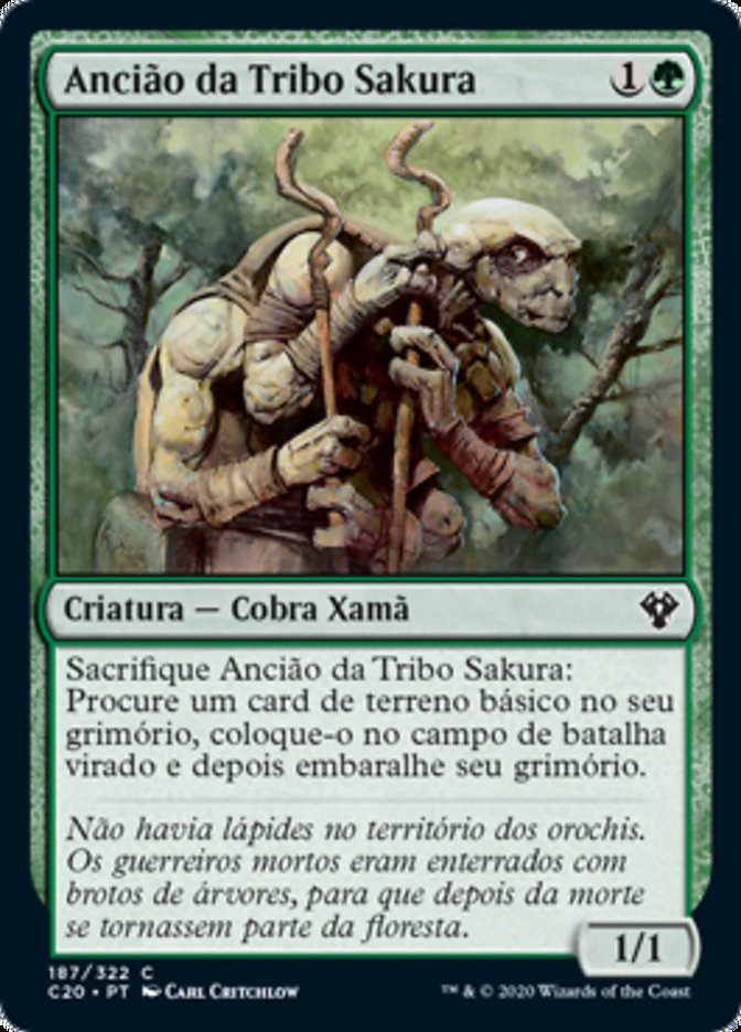 Ancião da Tribo Sakura / Sakura-Tribe Elder - Magic: The Gathering - MoxLand