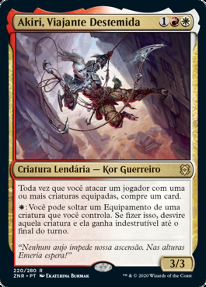 Akiri, Viajante Destemida / Akiri, Fearless Voyager - Magic: The Gathering - MoxLand