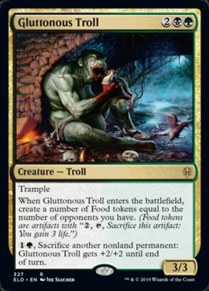 Gluttonous Troll / Gluttonous Troll - Magic: The Gathering - MoxLand