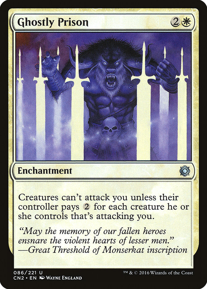 Prisão Fantasmagórica / Ghostly Prison - Magic: The Gathering - MoxLand