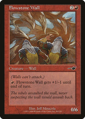 Barreira de Rochafluente / Flowstone Wall - Magic: The Gathering - MoxLand