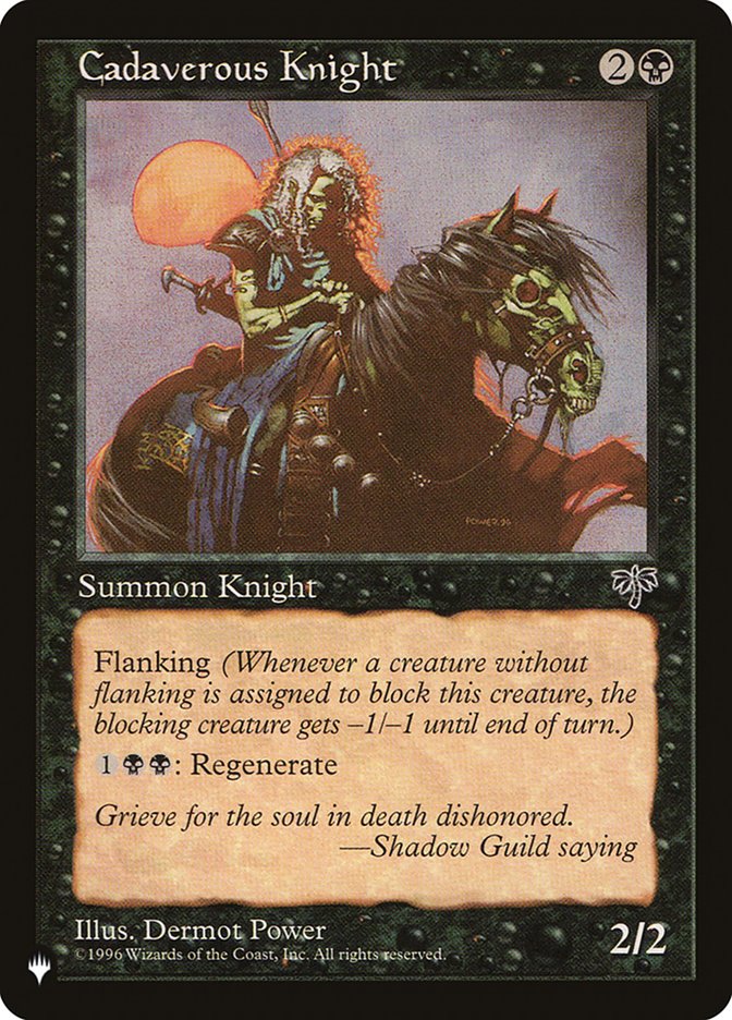 Cavaleiro Cadavérico / Cadaverous Knight - Magic: The Gathering - MoxLand