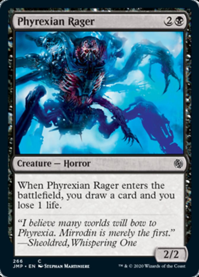 Raivoso Phyrexiano / Phyrexian Rager - Magic: The Gathering - MoxLand