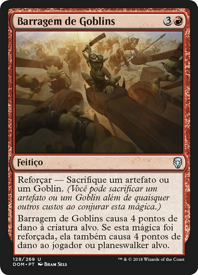 Barragem de Goblins / Goblin Barrage - Magic: The Gathering - MoxLand