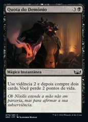 Quota do Demônio / Demon's Due - Magic: The Gathering - MoxLand