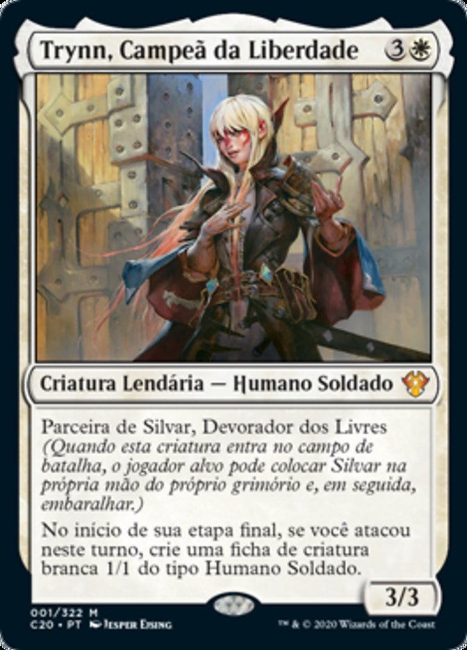 Trynn, Campeã da Liberdade / Trynn, Champion of Freedom - Magic: The Gathering - MoxLand