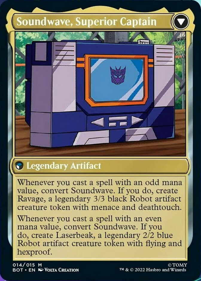 Soundwave, Espião Sônico / Soundwave, Sonic Spy - Magic: The Gathering - MoxLand