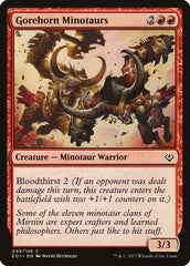 Minotauros dos Chifres Escorneadores / Gorehorn Minotaurs - Magic: The Gathering - MoxLand