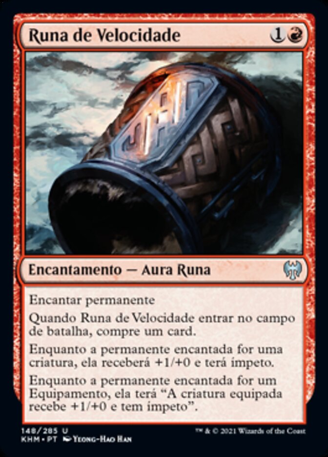 Runa de Velocidade / Rune of Speed - Magic: The Gathering - MoxLand