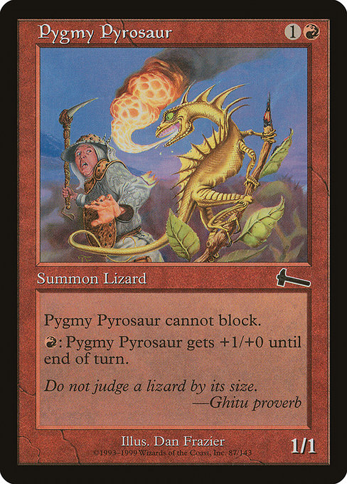 Pirossauro Pigmeu / Pygmy Pyrosaur - Magic: The Gathering - MoxLand