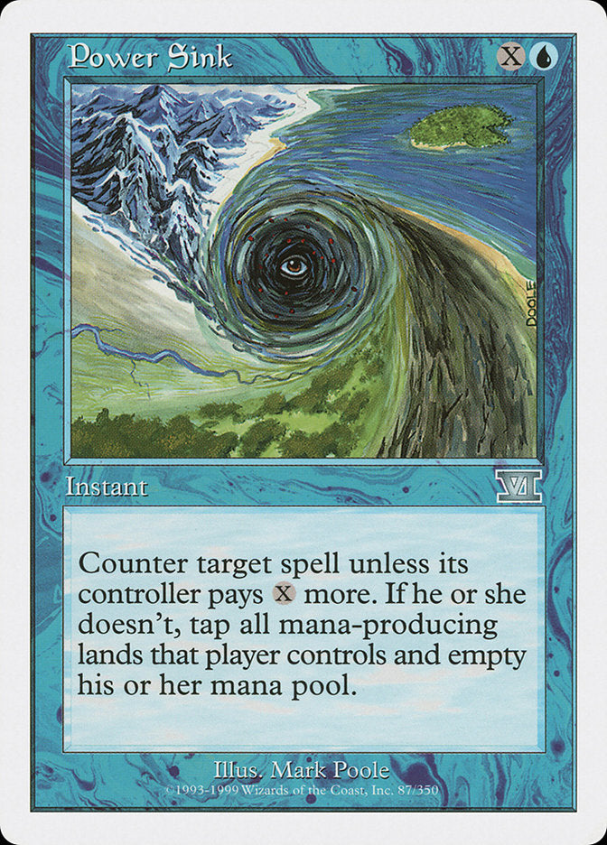 Sorvedouro de Mana / Power Sink - Magic: The Gathering - MoxLand