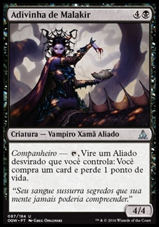 Adivinha de Malakir / Malakir Soothsayer - Magic: The Gathering - MoxLand