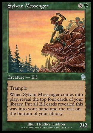 Mensageiro Silvestre / Sylvan Messenger - Magic: The Gathering - MoxLand