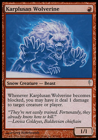 Carcaju Karplusano / Karplusan Wolverine - Magic: The Gathering - MoxLand