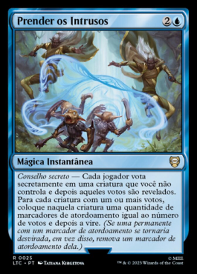 Prender os Intrusos / Trap the Trespassers - Magic: The Gathering - MoxLand