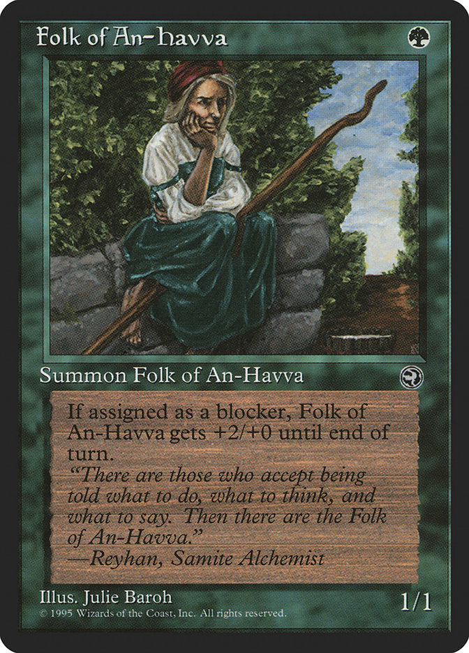 Povo de An-Havva / Folk of An-Havva - Magic: The Gathering - MoxLand