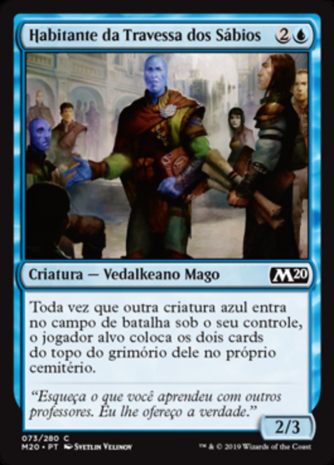 Habitante da Travessa dos Sábios / Sage's Row Denizen - Magic: The Gathering - MoxLand