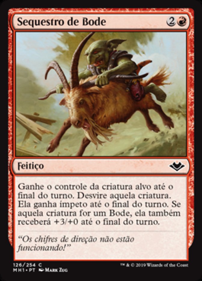 Sequestro de Bode / Goatnap - Magic: The Gathering - MoxLand