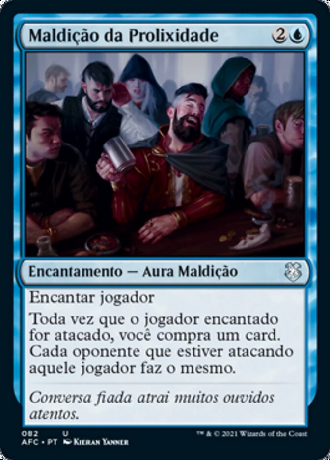 Maldição da Prolixidade / Curse of Verbosity - Magic: The Gathering - MoxLand