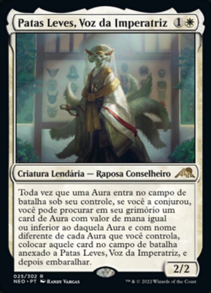 Patas Leves, Voz da Imperatriz / Light-Paws, Emperor's Voice - Magic: The Gathering - MoxLand