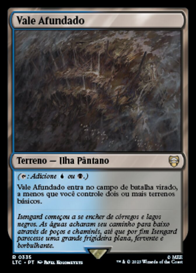 Vale Afundado / Sunken Hollow - Magic: The Gathering - MoxLand