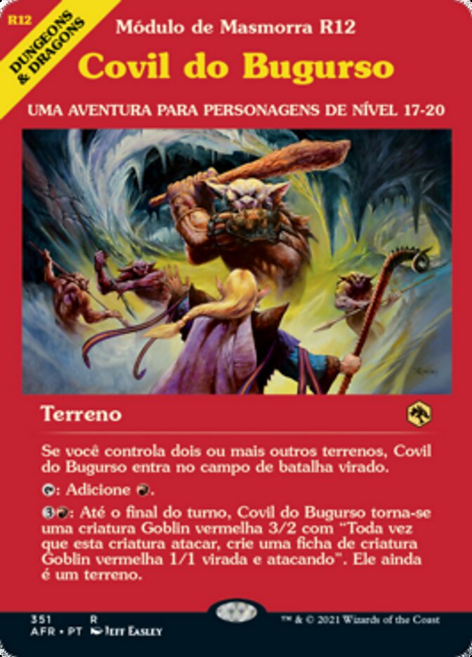 Covil do Bugurso / Den of the Bugbear - Magic: The Gathering - MoxLand