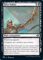 Édito Súbito / Sudden Edict - Magic: The Gathering - MoxLand