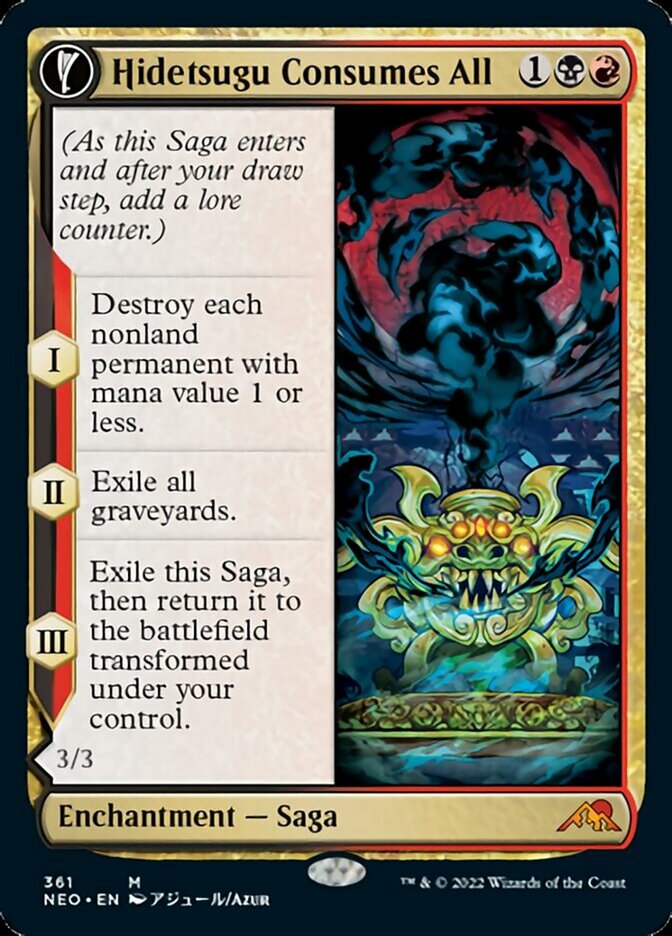 Hidetsugu, o Grande Devorador / Hidetsugu Consumes All - Magic: The Gathering - MoxLand