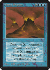 Erupção Vulcânica / Volcanic Eruption - Magic: The Gathering - MoxLand