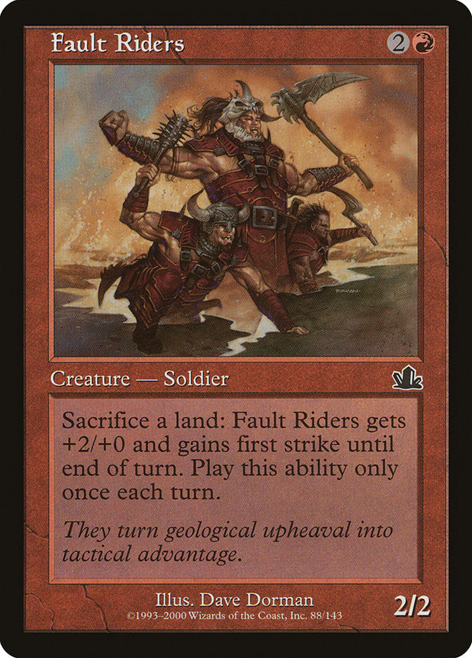 Ginetes de Terreno / Fault Riders - Magic: The Gathering - MoxLand