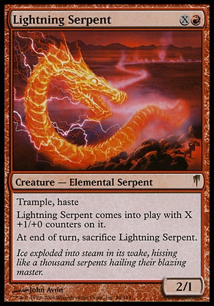 Serpente Relampejante / Lightning Serpent - Magic: The Gathering - MoxLand