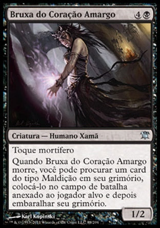 Bruxa do Coração Amargo / Bitterheart Witch - Magic: The Gathering - MoxLand