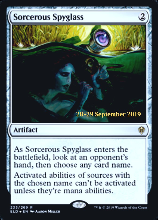 Luneta Enfeitiçada / Sorcerous Spyglass - Magic: The Gathering - MoxLand