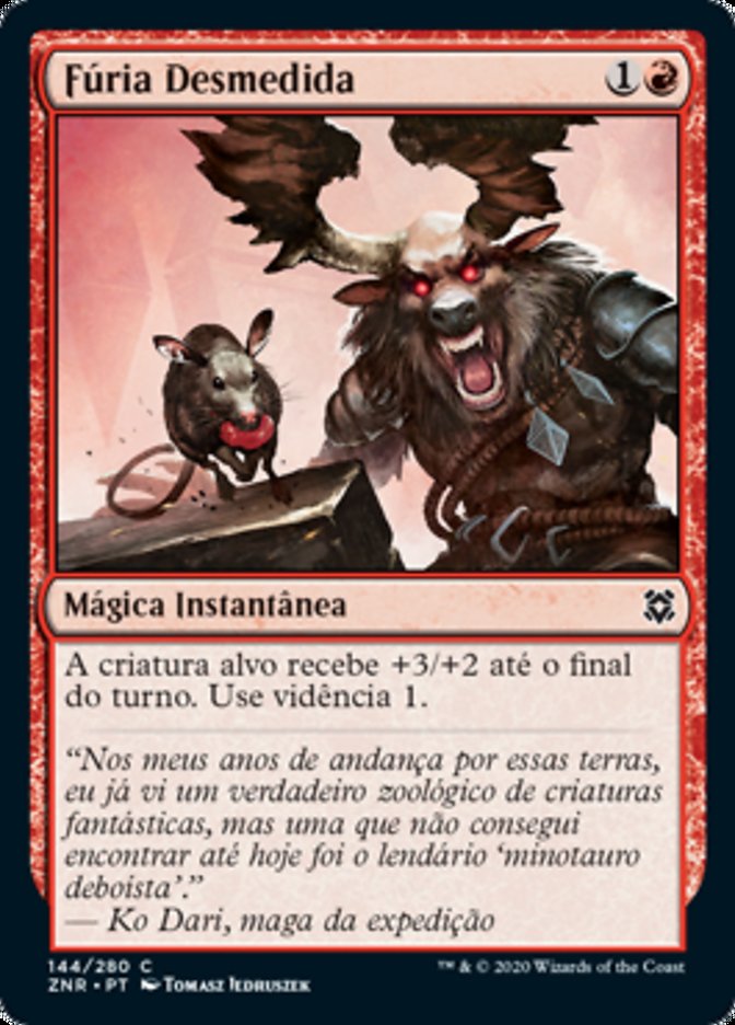 Fúria Desmedida / Inordinate Rage - Magic: The Gathering - MoxLand