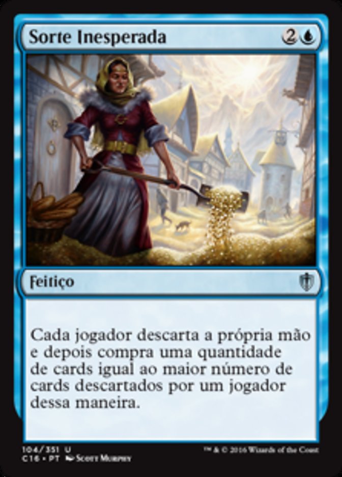 Sorte Inesperada / Windfall - Magic: The Gathering - MoxLand