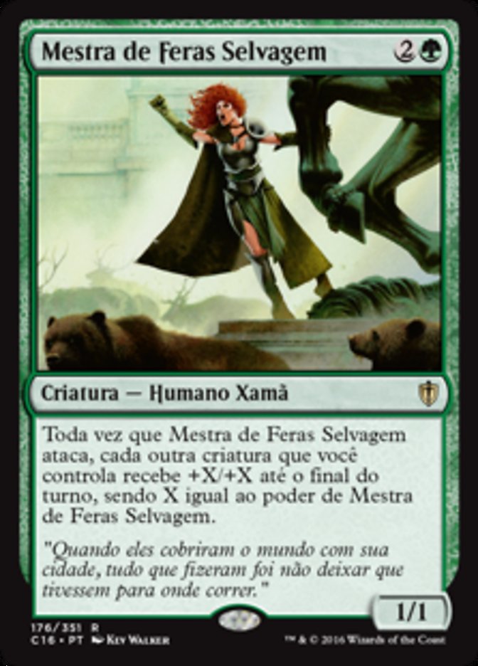 Mestra de Feras Selvagem / Wild Beastmaster - Magic: The Gathering - MoxLand