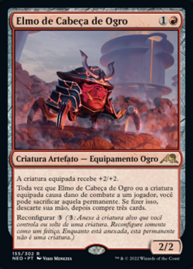 Elmo de Cabeça de Ogro / Ogre-Head Helm - Magic: The Gathering - MoxLand