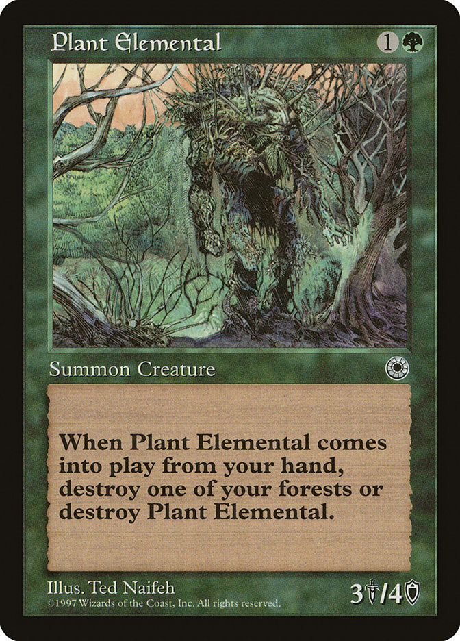 Plant Elemental / Plant Elemental - Magic: The Gathering - MoxLand