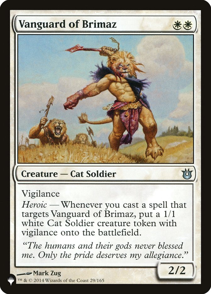 Vanguarda de Brimaz / Vanguard of Brimaz - Magic: The Gathering - MoxLand