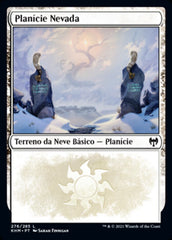 Planície Nevada / Snow-Covered Plains - Magic: The Gathering - MoxLand