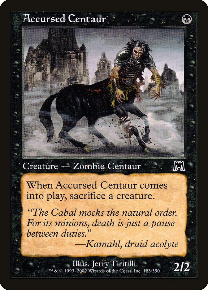 Centauro Amaldiçoado / Accursed Centaur - Magic: The Gathering - MoxLand