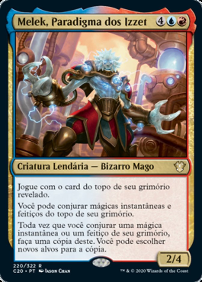 Melek, Paradigma dos Izzet / Melek, Izzet Paragon - Magic: The Gathering - MoxLand