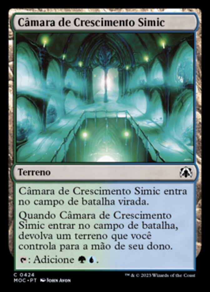 Câmara de Crescimento Simic / Simic Growth Chamber - Magic: The Gathering - MoxLand