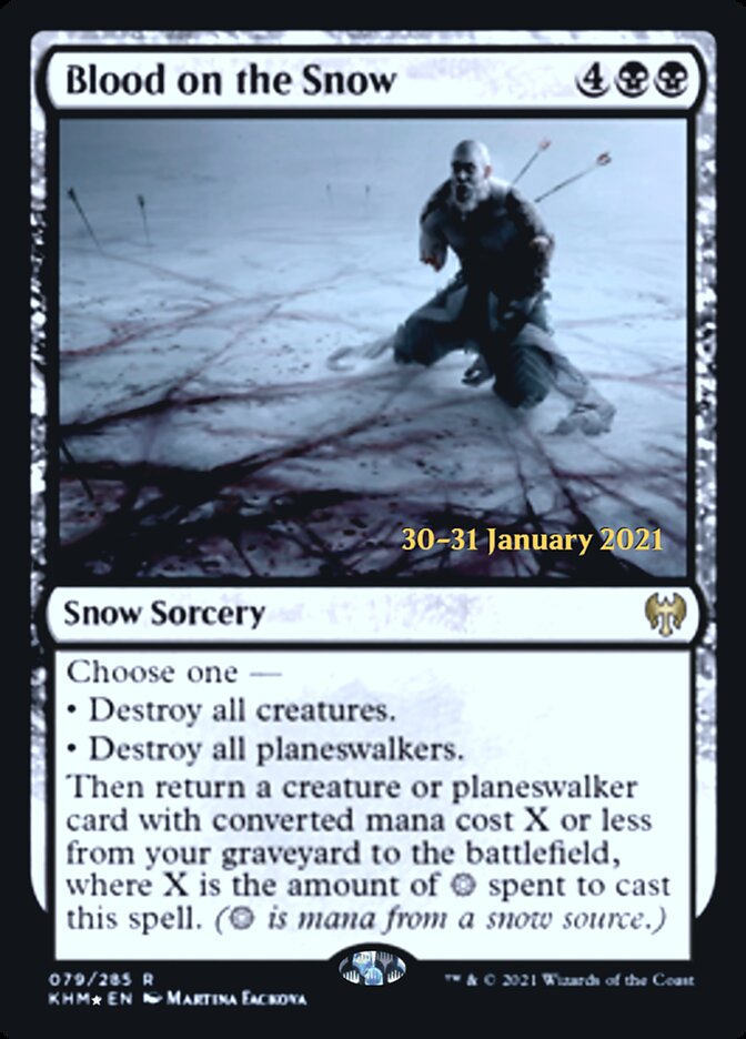 Sangue na Neve / Blood on the Snow - Magic: The Gathering - MoxLand