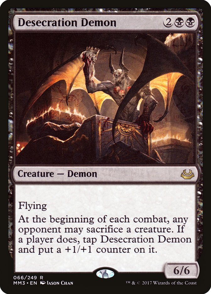 Demônio da Profanação / Desecration Demon - Magic: The Gathering - MoxLand