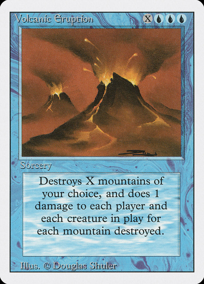 Erupção Vulcânica / Volcanic Eruption - Magic: The Gathering - MoxLand