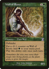 Barreira de Raízes / Wall of Roots - Magic: The Gathering - MoxLand